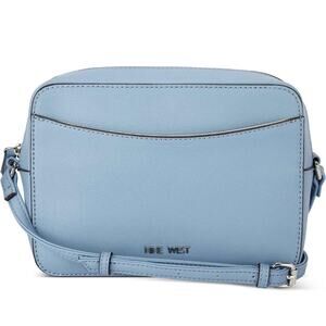 Nine West Calandra Mini Camera Crossbody in Pale Denim